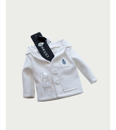 Mini Lab Gown with goggles Key Holder